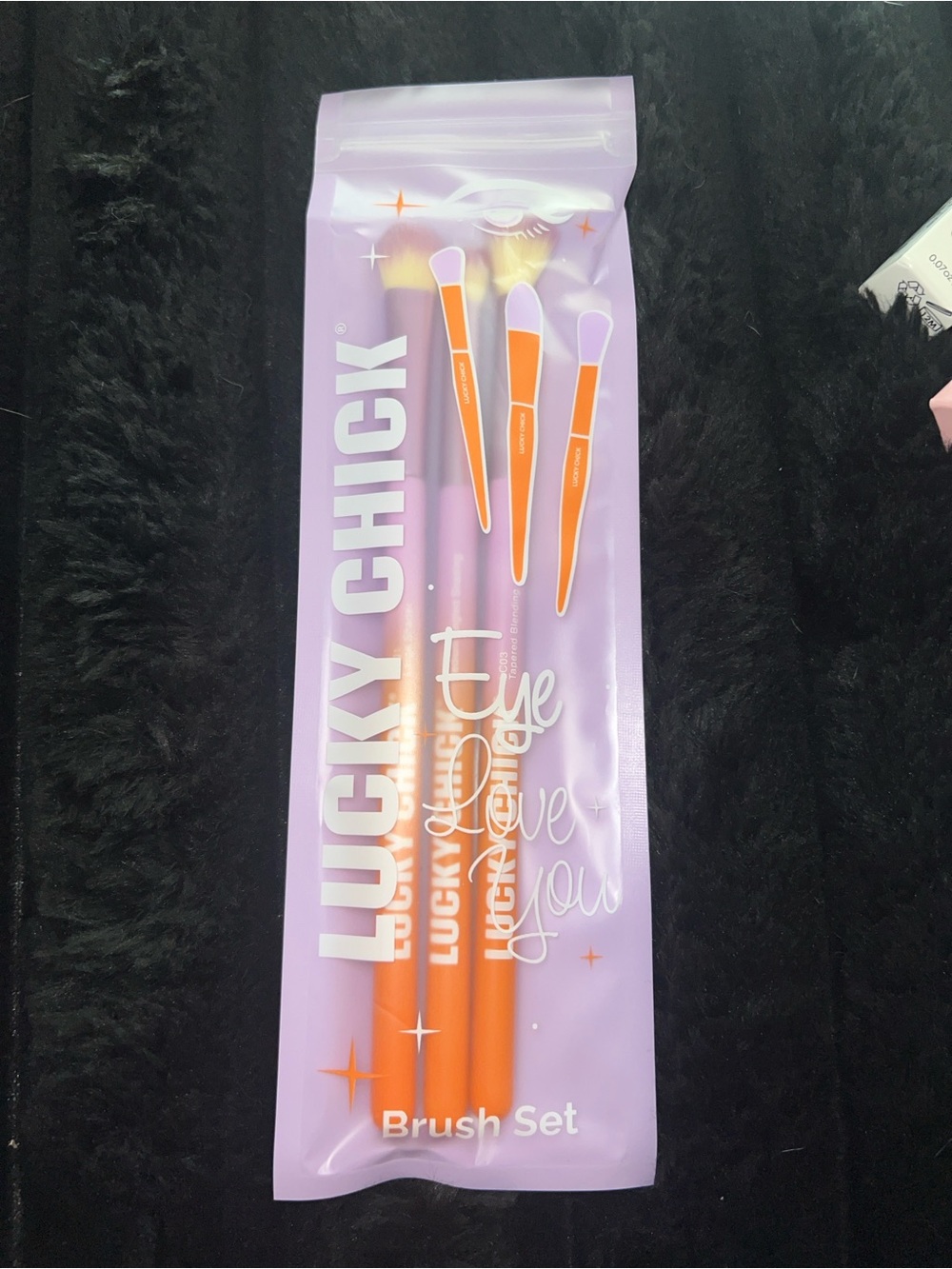 Orange Eye Brush Set - Makeup Brushes